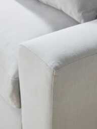 Lyon Corner Sofa - Mink Grey Opulent Cotton Velvet - thumbnail 2