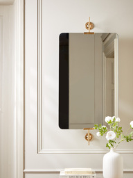 Brass Portrait Mirror - Large