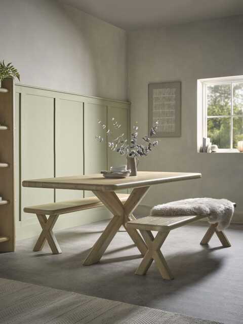 Edvin Rectangle Dining Table - 6 Seater - image 1