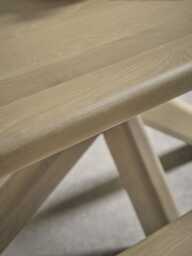 Edvin Rectangle Dining Table - 6 Seater - thumbnail 3