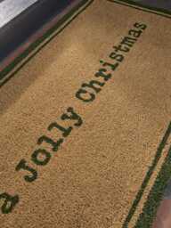 Have a Jolly Christmas Doormat - Double - Green - thumbnail 2