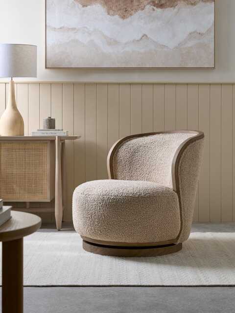 Swivel Teddy Occasional Chair - image 1