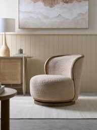 Swivel Teddy Occasional Chair - thumbnail 1