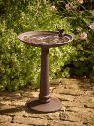 Cast Iron Standing Bird Bath - thumbnail 1