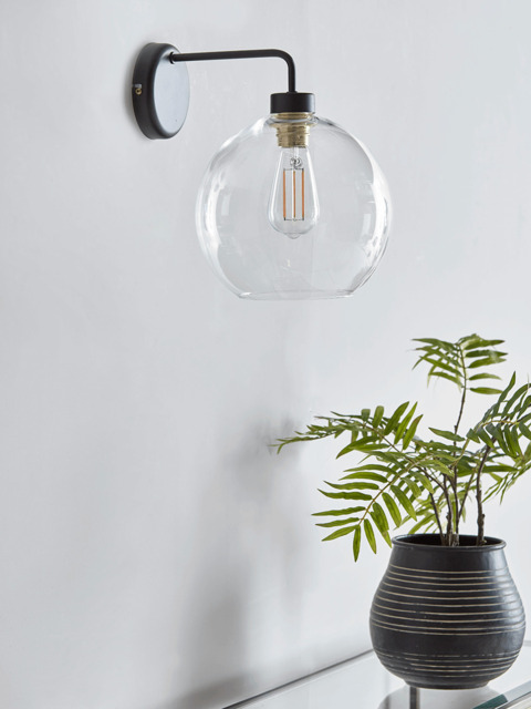 Glass Globe Wall Light - image 1