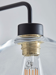 Glass Globe Wall Light - thumbnail 2