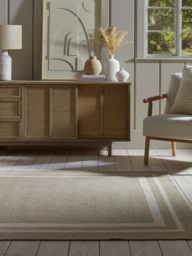 Agna Border Rug - Natural - thumbnail 4