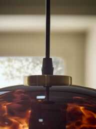 Tortoiseshell Glass Pendant - thumbnail 3