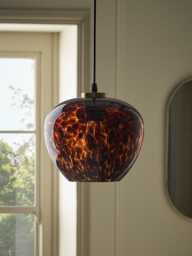 Tortoiseshell Glass Pendant - thumbnail 1