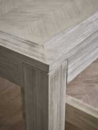 Tova Limewashed Rectangle Dining Table - 6 Seater - thumbnail 3