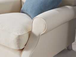 Annecy Armchair - Deep Cyan Opulent Cotton Velvet - thumbnail 5