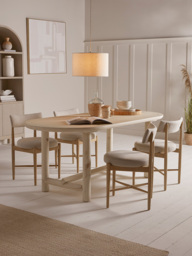 Quinn Oval Dining Table - 6 Seater - thumbnail 2