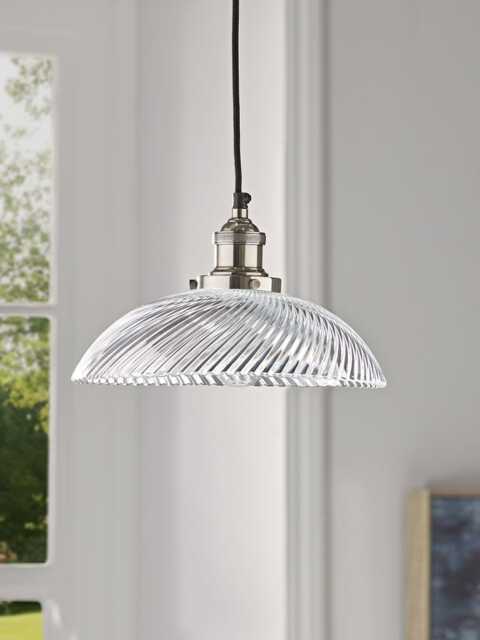 Ribbed Spiral Pendant - image 1