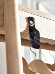 Bergen Oak Clothes Rail - Natural - thumbnail 3