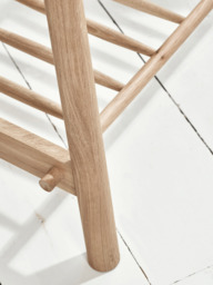 Bergen Oak Clothes Rail - Natural - thumbnail 2
