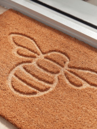 Embossed Bumble Bee Doormat - thumbnail 2