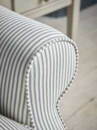 Annecy Three Seater Sofa - Fog Opulent Cotton Velvet - thumbnail 2