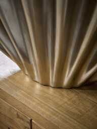 Statement Fluted Display Vase - Steel Finish - thumbnail 4