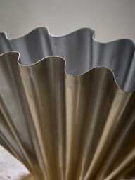 Statement Fluted Display Vase - Steel Finish - thumbnail 2