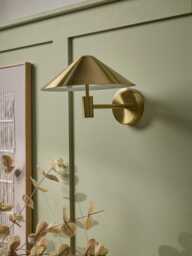 Brushed Brass LED Wall Light - thumbnail 1