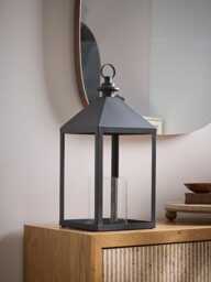 Black Coated Metal Lantern - Large - thumbnail 3