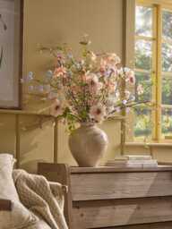 Fluted Brindle Glazed Urn Vase - thumbnail 5