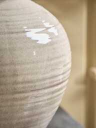 Fluted Brindle Glazed Urn Vase - thumbnail 4