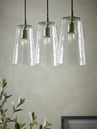 Three Tapered Glass Pendants - thumbnail 1