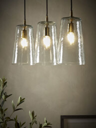Three Tapered Glass Pendants - thumbnail 2