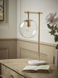 Globe Table Lamp - Brass - thumbnail 1