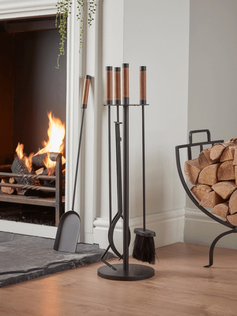 Faux Leather Fireside Set - image 1