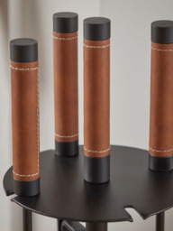 Faux Leather Fireside Set - thumbnail 2