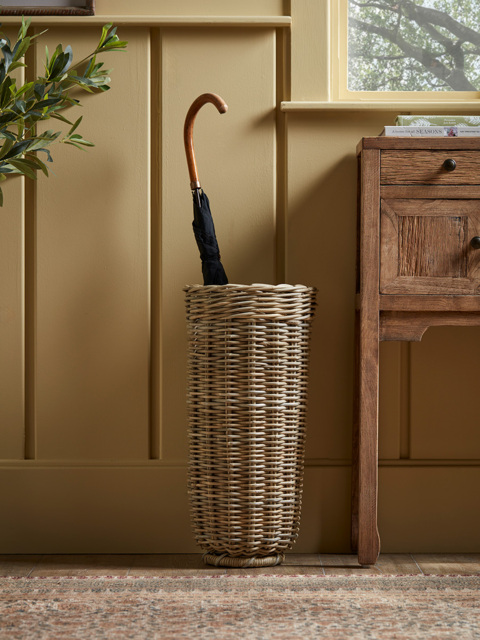 Rattan Umbrella Basket - image 1