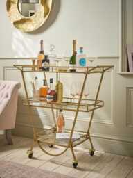 Three Tiered Drinks Trolley