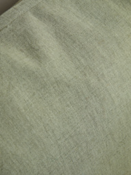 Cotton Linen Rectangular Cushion Cover - Fern Green - thumbnail 3