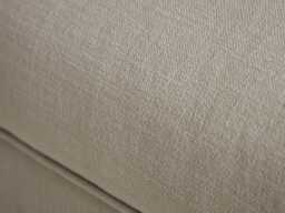 Square Coffee Table Ottoman - Peony Wide Cotton Stripe - thumbnail 5