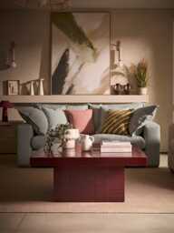 Tiled Coffee Table - Cherry - thumbnail 5