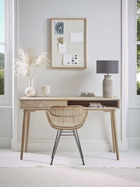 Chevron Oak Desk - image 1