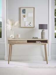 Chevron Oak Desk - thumbnail 2