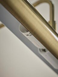 Curved Brass Picture Light - thumbnail 4
