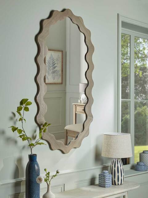 Wavy Full Length Mirror - image 1