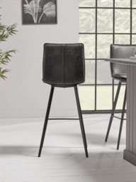 Two Williamsburg High Stools - Carbon - thumbnail 2