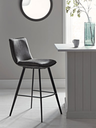 Two Williamsburg High Stools - Carbon - thumbnail 3