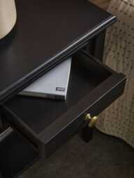 Camille Bedside Table - Black - thumbnail 3