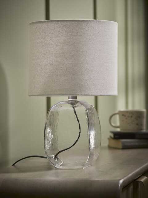 Glass Squoval Table Lamp - image 1