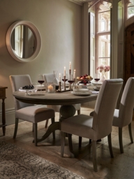 Flen Extendable Round Dining Table - 4 to 6 Seater - thumbnail 2