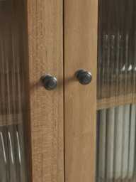 Arched Teak Storage Cabinet - thumbnail 3