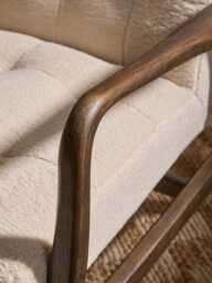 Mid Century Teddy Footstool - Natural - thumbnail 5