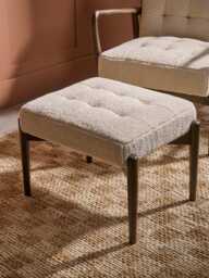Mid Century Teddy Footstool - Natural - thumbnail 2