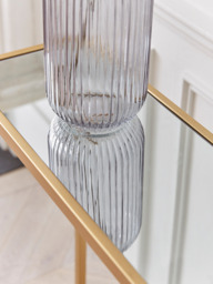 Slim Mirrored Console Table - thumbnail 2
